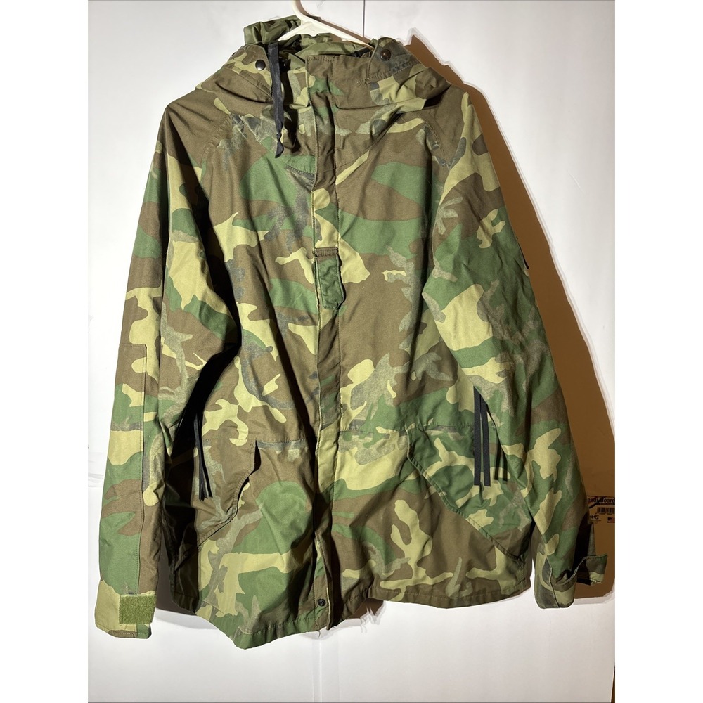 Genuine US GI Military‎ cold weather woodland Camouflage Gortex Parka XL Regular